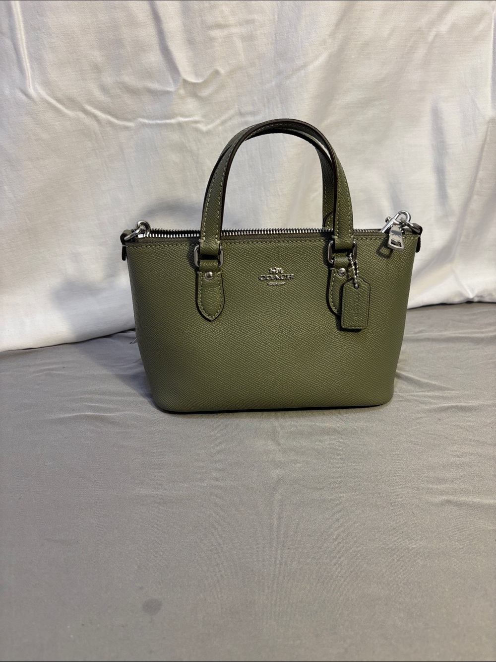 Coach Mini Satchel in Olive